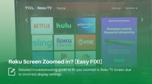 Roku Screen Zoomed in