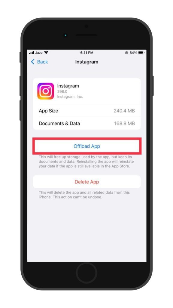 Clear Instagram Cache