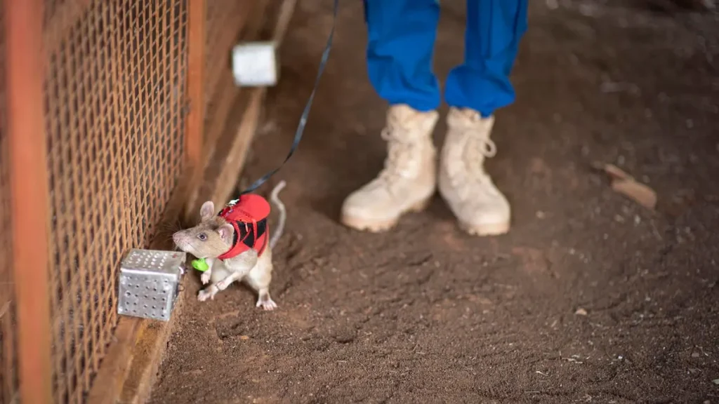 Giant Rats in High-Tech Vests to Fight Against Wildlife Trafficking at Ports
