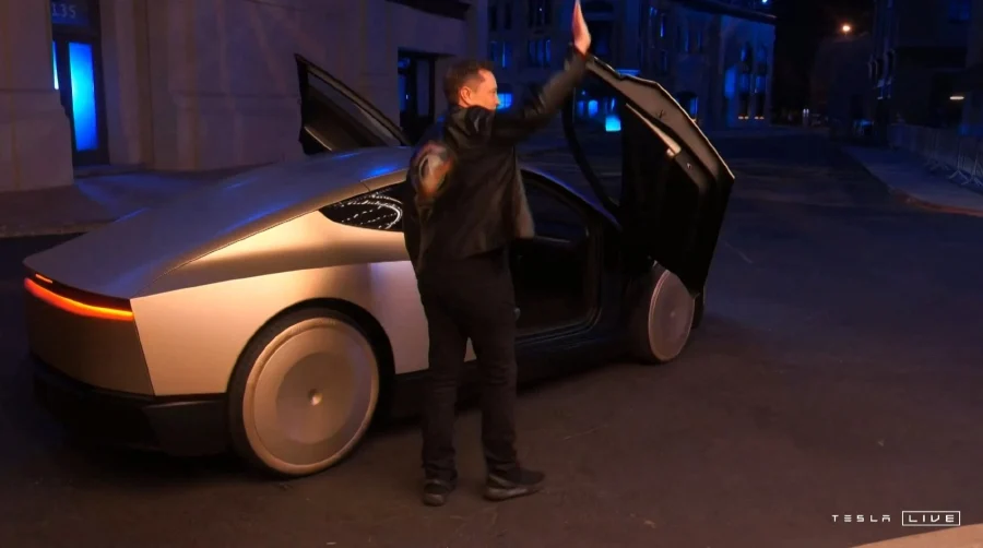 Tesla Shares Drop After Elon Musk's "Disappointing" Robotaxi Reveal Event