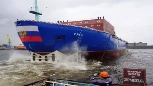 Russia’s Latest Nuclear-Powered Icebreaker Unleashes 350 MW of Energy