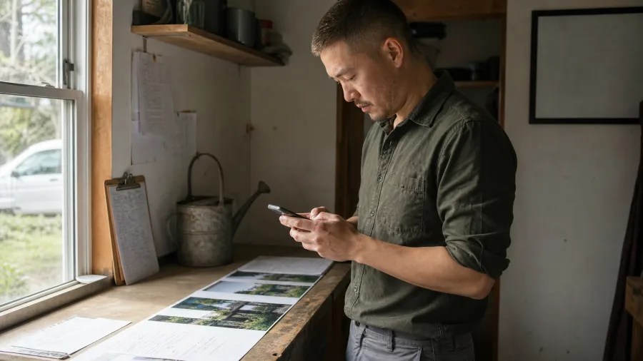 The photo-and-notes case study prompt