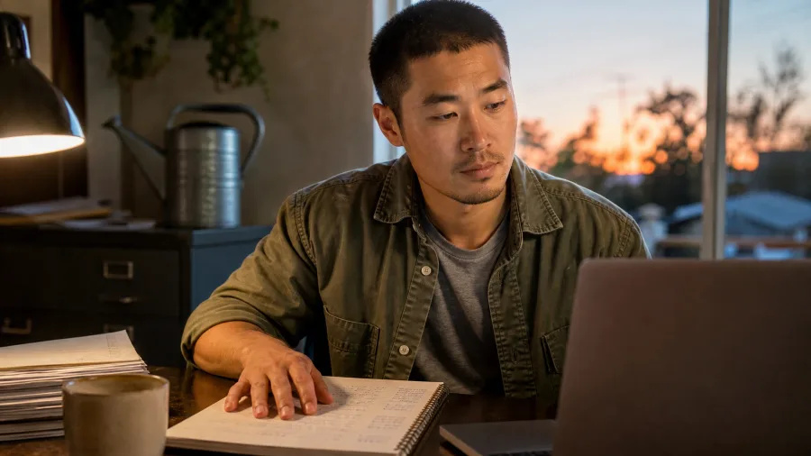 A crew-lead job post with screening questions