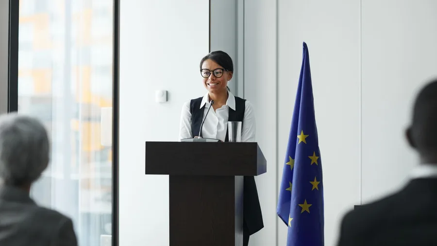 A 30-second AI spokesperson for a local business