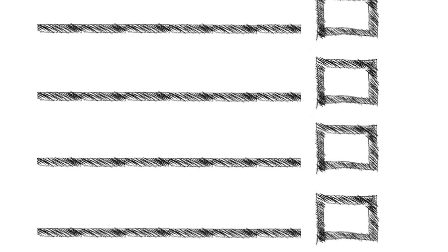 A flat answer means one slot was empty